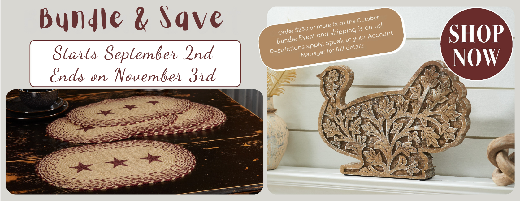 Bundle & Save Sale Event